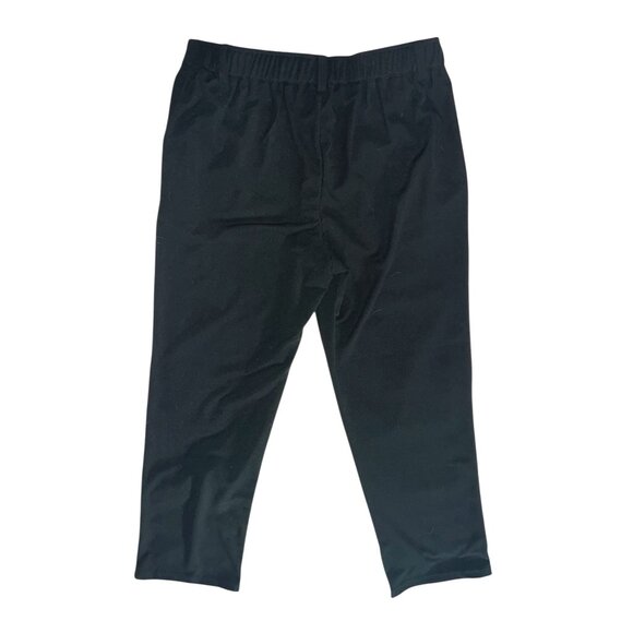 Halara Mid Rise Zipper Pocket Waffle Casual Pants Sz Large Womens Black - Picture 8 of 12